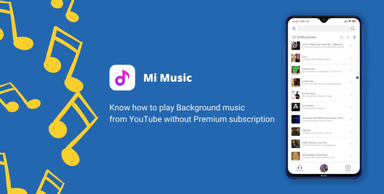 Mi Music Player: Know how to play Background music from YouTube without  Premium subscription | Xiaomi Community