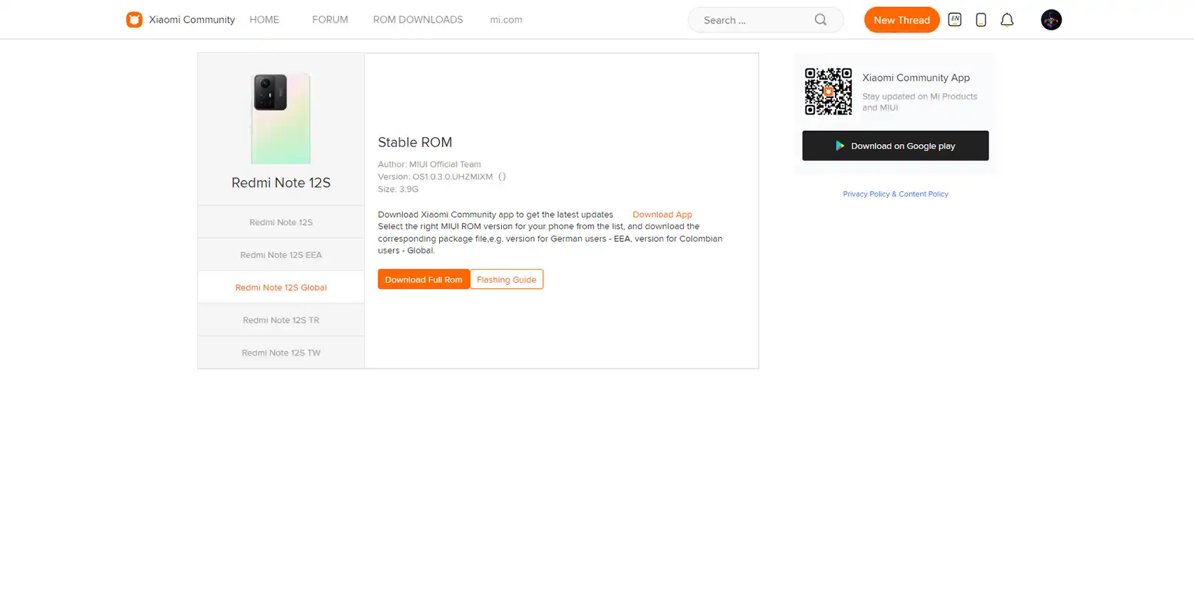 Xiaomi community