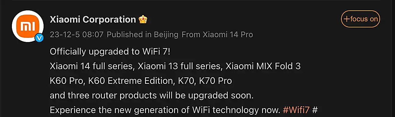 Xiaomi is launching its first-ever WiFi 7 router on January 30, pre-reserve  now open