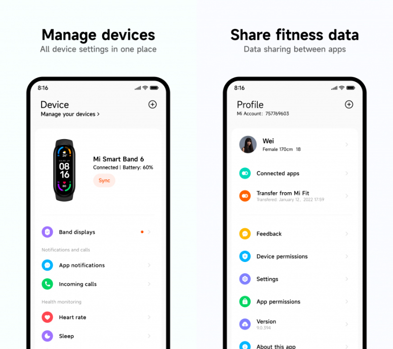 How to connect Xiaomi Mi Band 6 to iPhone with Xiaomi Wear IOS App 