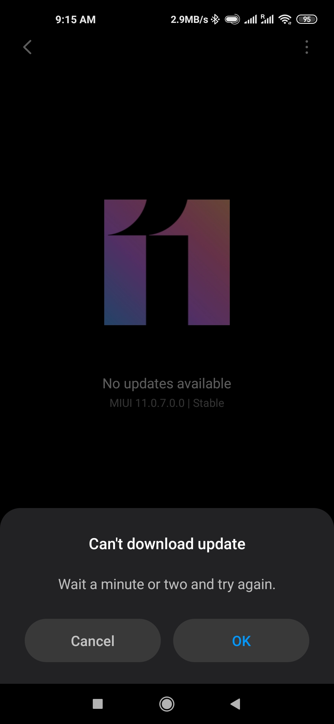 Телефоны сяоми обновление. Ошибка загрузки MIUI. Ошибка загрузки Xiaomi загрузки. Обновления на MIUI 12.0.1.0. Обновление телефона Xiaomi.