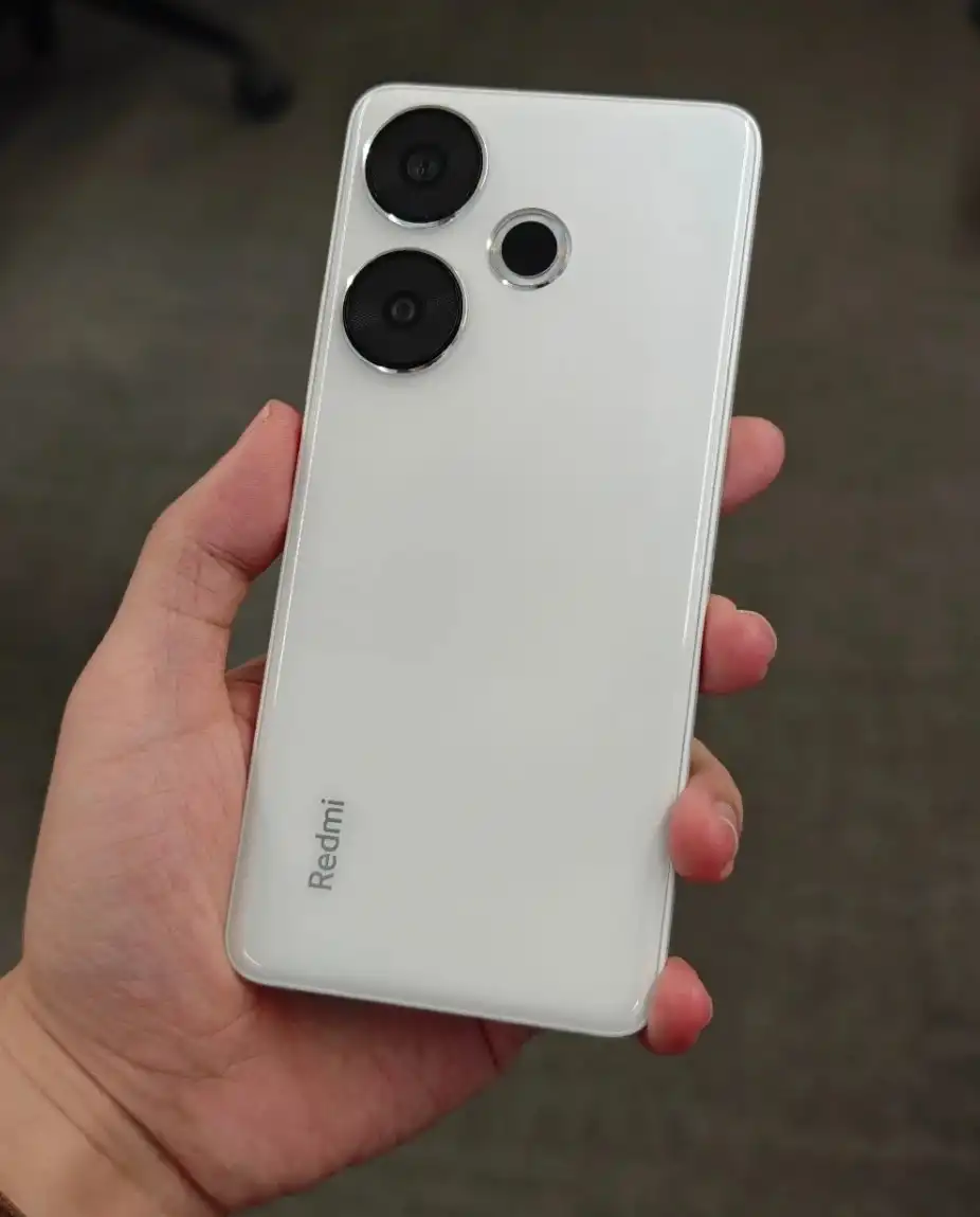 Redmi Turbo 3 Mirror Porcelain White color variant launched, real