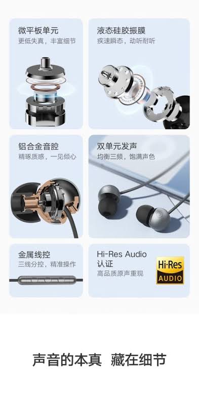 Estos son los nuevos auriculares Hi-Res de Xiaomi