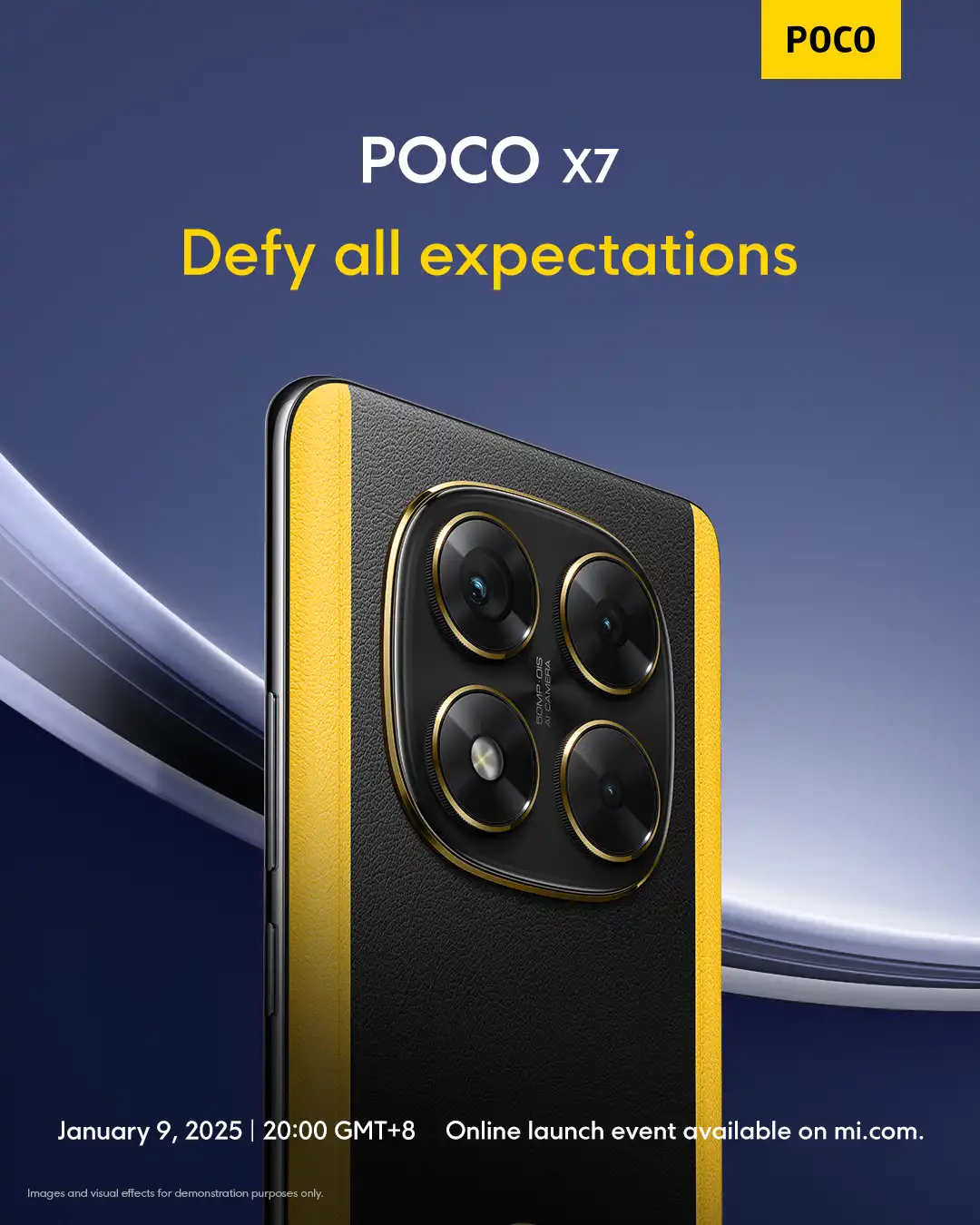 Запуск серии POCO X7 запланирован на 9 января 2025 года!